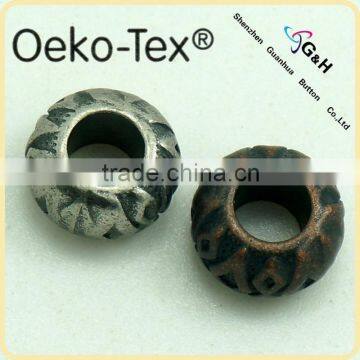 custom mertal beads