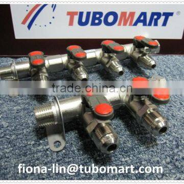 gas valve and gas manifold for gas pipe