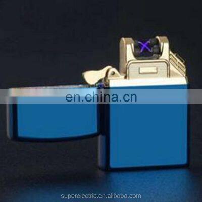 First Choice Cheap Metal Mini USB Plasma Electronic Cigarette Lighter Short Custom Electric Arc Cross Lighter of Smoking