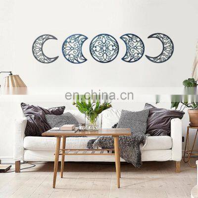 Moon Phase Sets Wood Moon Cycle Wall Decoration Living Room Bedroom Porch Moon Eclipse Wall Decoration photo-2