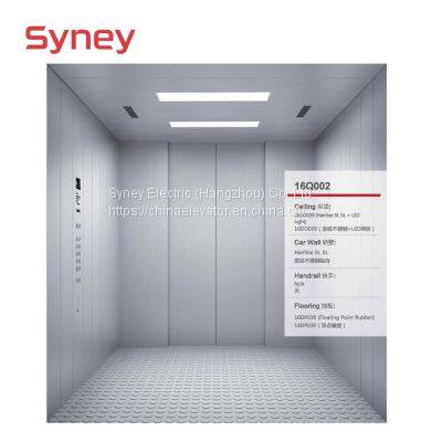 China Trustworthy Factory 5000kg Hairline Stainless Steel Cargo Warehouse Parking Car Lift photo-3