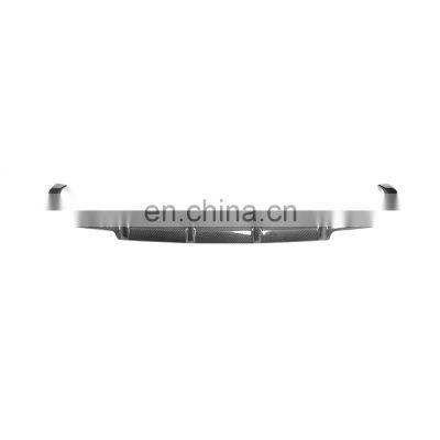 For Volkswagen VW Scirocco R Racing Style Carbon Fiber Rear Bumper Diffuser 15-18 photo-3