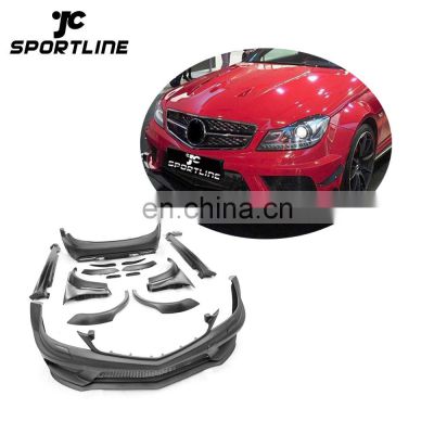 W204 C63 FRP Wide Body Kit Bumper for Mercedes Benz W204 C63 2012 UP