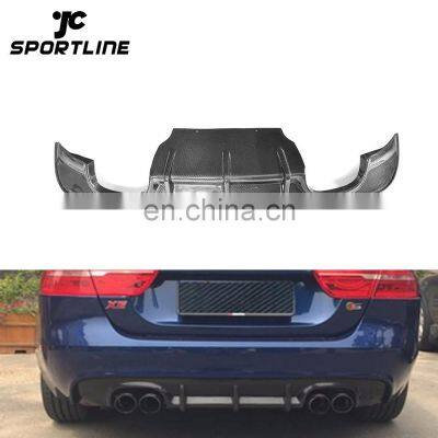 XE Carbon Fiber Rear Bumper Diffuser for Jaguar XE Prestige Sedan 2015-2017