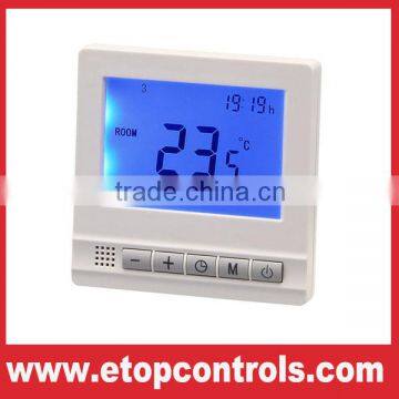 Temperature control thermostat for heating system