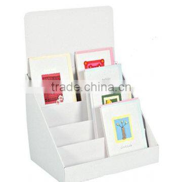New product retail promotion cardboard counter display racks