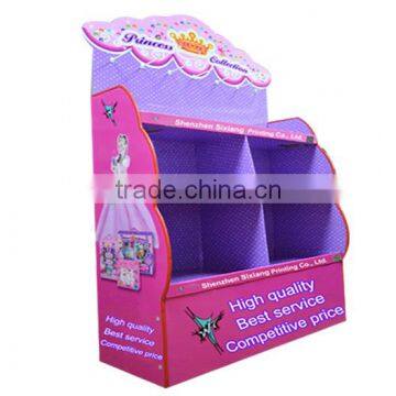Custom design cardboard newspaper display stand