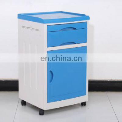 Good Quality Hospital Furniture ABS Bedside Locker Bedside Cabinet With Casters photo-2
