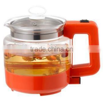 orange high-end electric water tea kettle