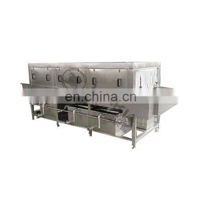 Factory stainless steel steam heating plastic basket washing machine egg tray washer