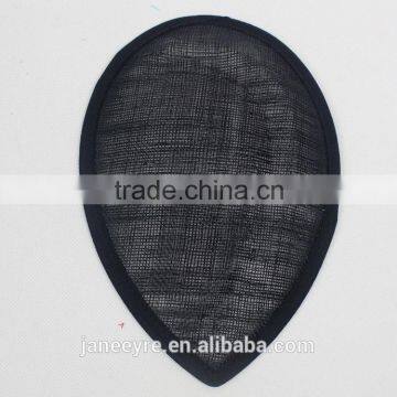 Custom Design Teardrop Shape Sinamay Base Fascinator Hat Base For Wedding Party photo-5