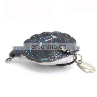 5.5cm 12g Freshwater Fishing Tackle Snakehead Lifelike Turtle Chinese Lures photo-3