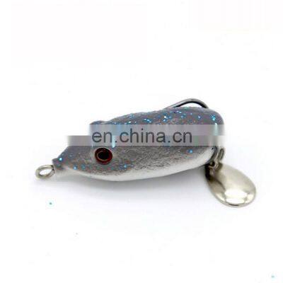 Amazon 4.5cm 7g PVC Box Packaging Frog Lure With Spoon Snakehead Killer Cebo de Pesca photo-4