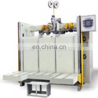 Semi auto stitcher carton machine Corrugated cardboard stapling machine