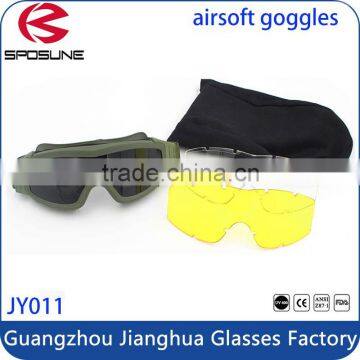 Detachable lens 2.8mm anti dust bulletproof conflict army military goggles