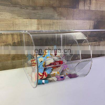 Retail Candy Store Plastic Wall Mounted Bulk Sweet Dispenser Slatwall Acrylic Candy Bins photo-3