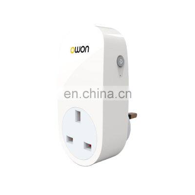 ZigBee smart plug electricity monitoring with on/off control