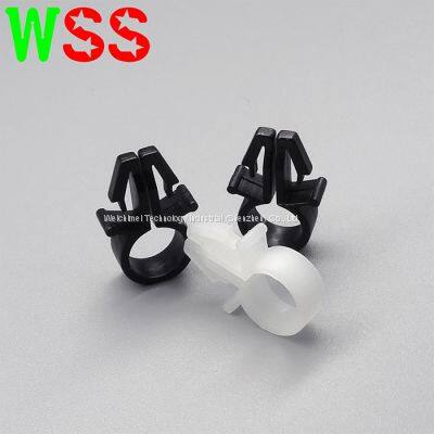 Nylon Round Wire Saddle Cable Clamp Stand-off Round Wire Saddle Cable Clip