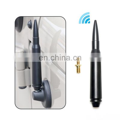 Universal Car Aluminum Alloy  Bullet Antenna Decoration for Jeep Wrangler JK JL