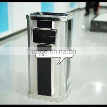 Waste Bin Container /Outdoor Metal Litter Bin/Dustbin/Garbage Trash Bin photo-2