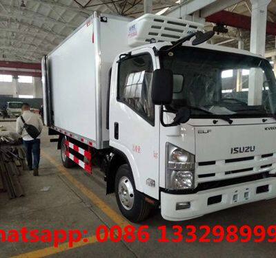 customized new ISUZU KV100 4*2 LHD 120hp EURO 6 diesel refrigerated truck for sale