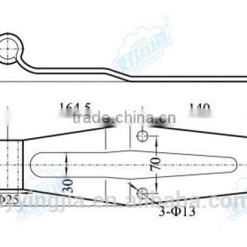 01118 Trailer Steel Rear Van Door Casting Hinge photo-3