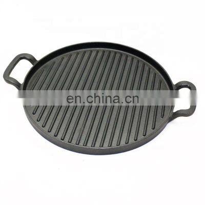 Home Kitchen Outdoor Cookware OEM Factory Custom Cast Iron Skillet Fry Pans