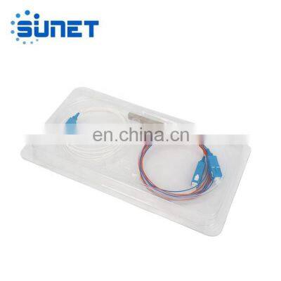Ftth Fttx Steel Tube Type Fiber Optic 1*2 Plc sc Splitter With sc Upc Connector photo-5