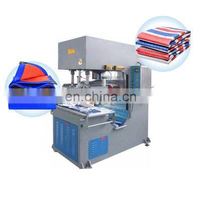 Factory Direct Supply PVC Canvas Tent Make Machine High Frequency Grommet PVC Tarpaulin Canvas Plastic Welding Machine