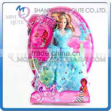 Mini Qute 36 cm kawaii beautiful American Latex kid fashion Plastic doll model educational toy with accessories NO.YS2012-1D