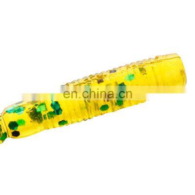 JOHNCOO 10PCS/BAG High Quality TPE Material Needle Tail Fishing Soft Bait Soft Plastic Bait Soft Plastic Lure