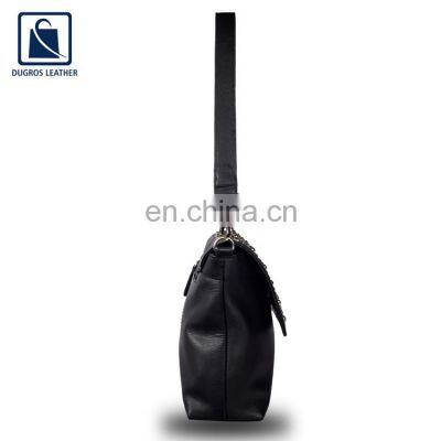 Reputed Manufacturer of Optimum Quality Leather Material Made Ladies Sling Bag for Global Buyers