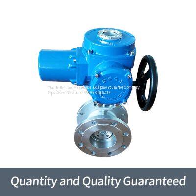 Bernard Stainless Steel Electric Flanged Butterfly Valve DN65 Hard Seal Valve Assembly photo-2