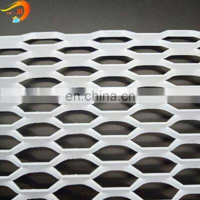 Grating and platforms White powder coated aluminum expanded metal