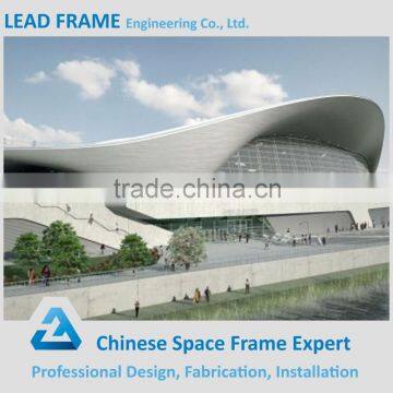 Ce certifition light steel space frame prefabricated hall