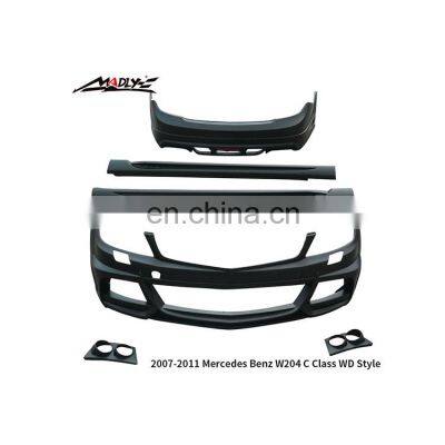 Top quality Body Kits for Mercedes Benz W204 C Class body kits for Benz W204 high quality kits WD Style 2007-2011 Year