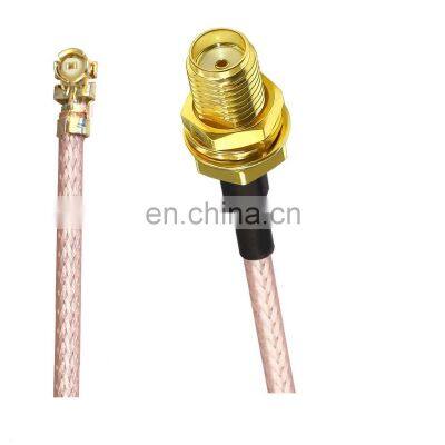 SMA/RF RP Connector Bulkhead Coaxial Cable Female to UFL//IPX/IPEX 15CM Rg178 1.13 Cable 20CM SMA Female to WiFi Cable for U.FL photo-2