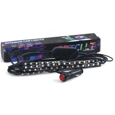 Atmosphere Car Night Light Kit Acrylic Symphony Neon Ambient System Auto RGB Led Foot Light