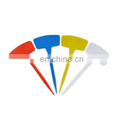 Top Ranking Latest PP Garlic Spice Label T Type Tags White Plastic Outdoor Plant Markers photo-2