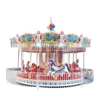 Playground 16 Seats Kids Rides Merry go Round Carousel for Sale photo-3
