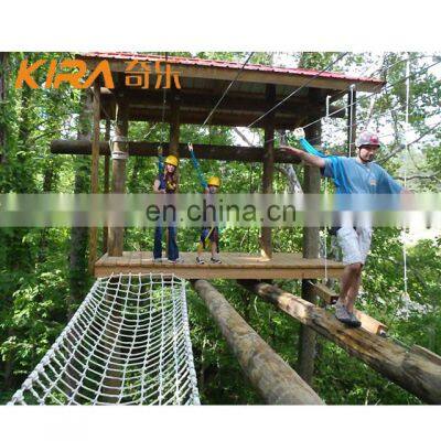 Adventure Outdoor Playground Jungle Wooden Theme Jungle Gym Playground photo-5