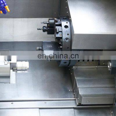 China Hot Sell TX500 3-Axis Slant Bed Cnc Turning Center Lathe Machine With High Quality photo-3