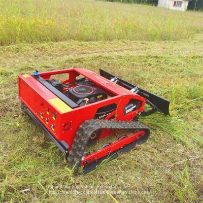 remote control mower with tracks, China remote slope mower for sale price, tracked remote control lawn mower for sale