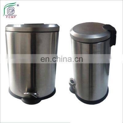 Simple Design Stainless Steel Foot Pedal dustbin