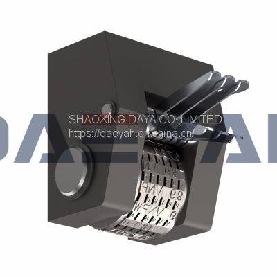 DAEYAH M30 Manual Numbering Head Automatic Numbering Head Handheld Rotary Wheel Stamp Hot Stamping Dies Steel Stamp