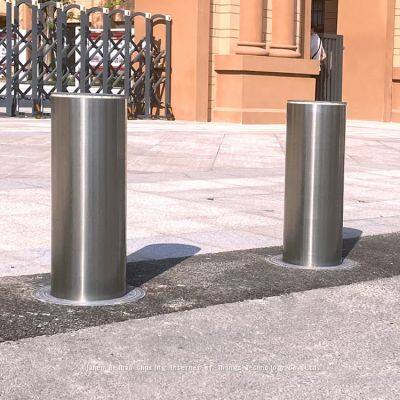 Good Quality 219mm Road Security Parking Lot Not Hydraulic Bollard Anti-collision Automatic Rising Post Bollards photo-3