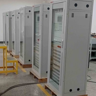 Phase-controlled battery charger for power substations