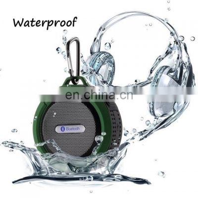 Hot-selling Outdoor Sport C6 Waterproof Speaker Music Blue tooth Shower Stereo Speaker for Smartphone