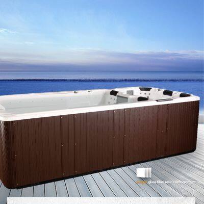 JOYSPA PIKES Luxury Imported Acrylic Factory Indoor Outdoor Swim Spa Balboa Massage Bathtub photo-2