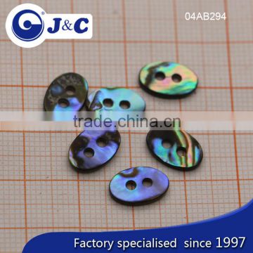 rugby shape design Decoration and Abalone shell Material shell buttons